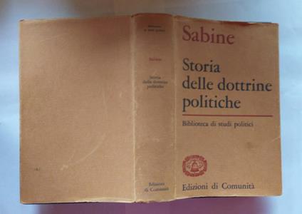 Storia delle dottrine politiche - George H. Sabine - copertina