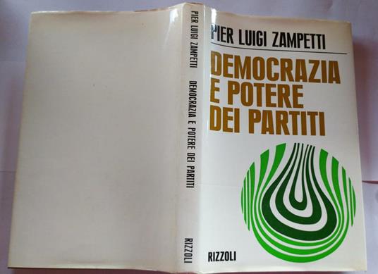 Democrazia e potere dei partiti - Pier Luigi Zampetti - copertina
