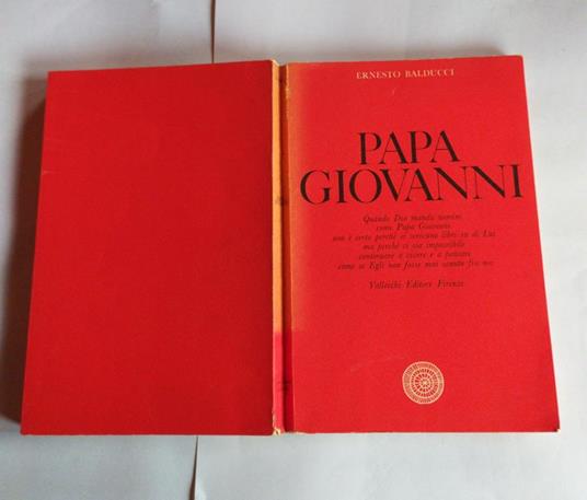 Papa Giovanni - Ernesto Balducci - copertina