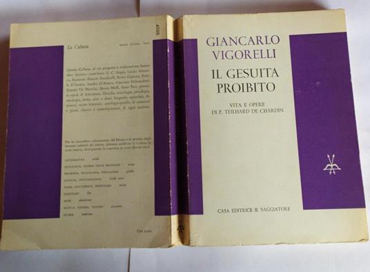 Il gesuita proibito - Giancarlo Vigorelli - copertina