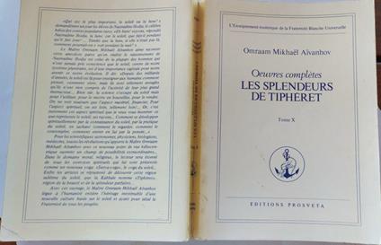 Les splendeurs de tipheret Tomo X - O. Mikhaël Aívanhov - copertina