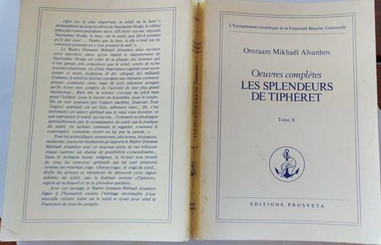Les splendeurs de tipheret Tomo X - O. Mikhaël Aívanhov - copertina