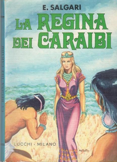La regina dei Caraibi - Emilio Salgari - copertina