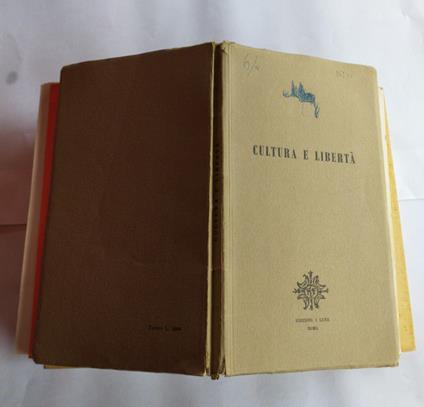 Cultura e liberta' - Mario Apollonio - copertina