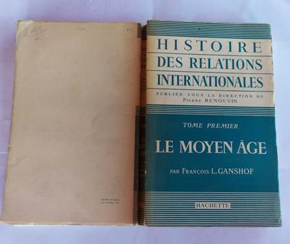 Le Moyen Age Tomo Primo - François L. Ganshof - copertina