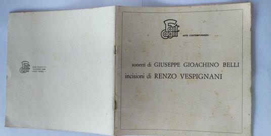 Sonetti di Giuseppe Gioachino Belli - Gioachino Belli - copertina