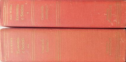 Economia e Società. Volumi I e II - Max Weber - copertina