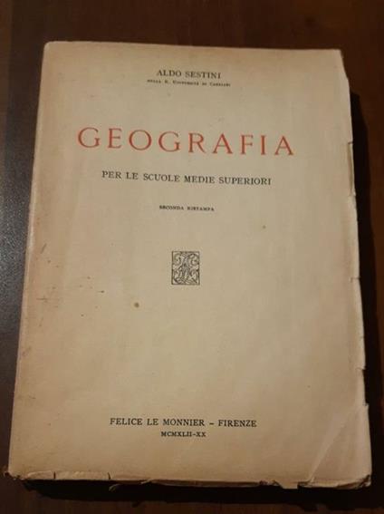 Geografia - Aldo Sestini - copertina