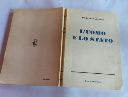 L' uomo e lo stato - Jacques Maritain - copertina