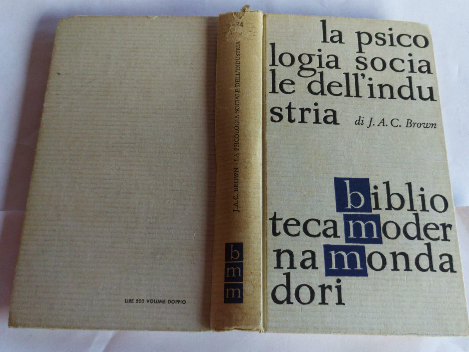 La psicologia sociale dell'industria