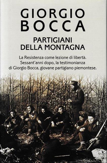 Partigiani della montagna - Giorgio Bocca - copertina