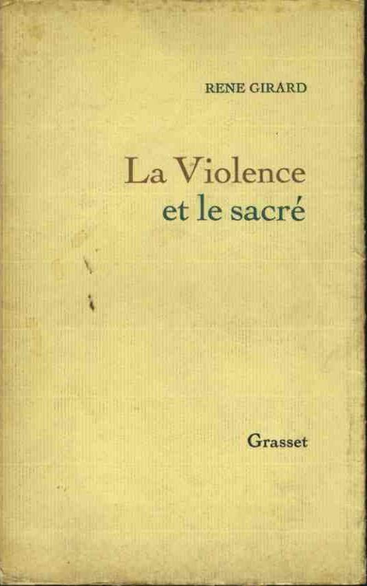 La violence et le sacré - copertina