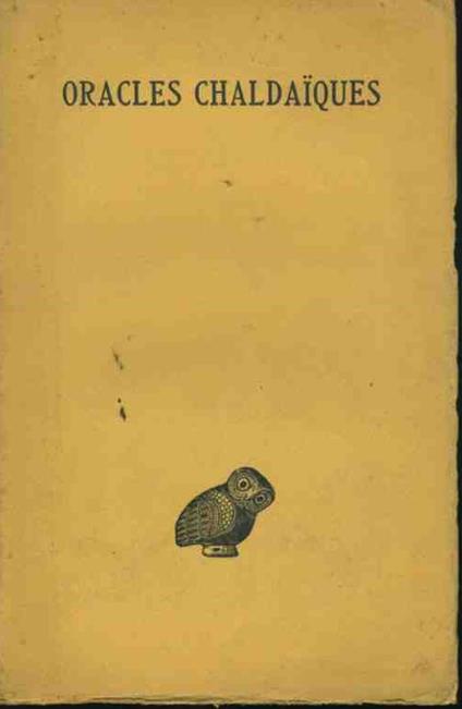 Oracles chaldaiques - copertina