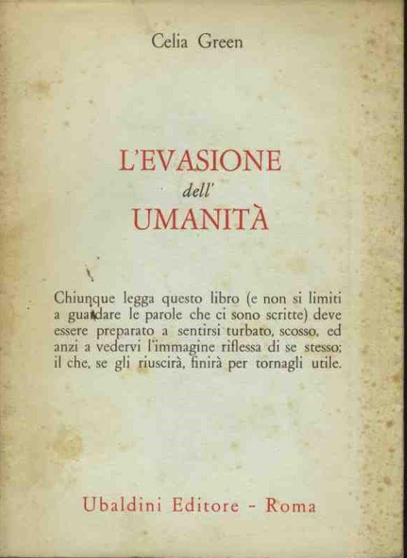 L' evasione dell'umanità