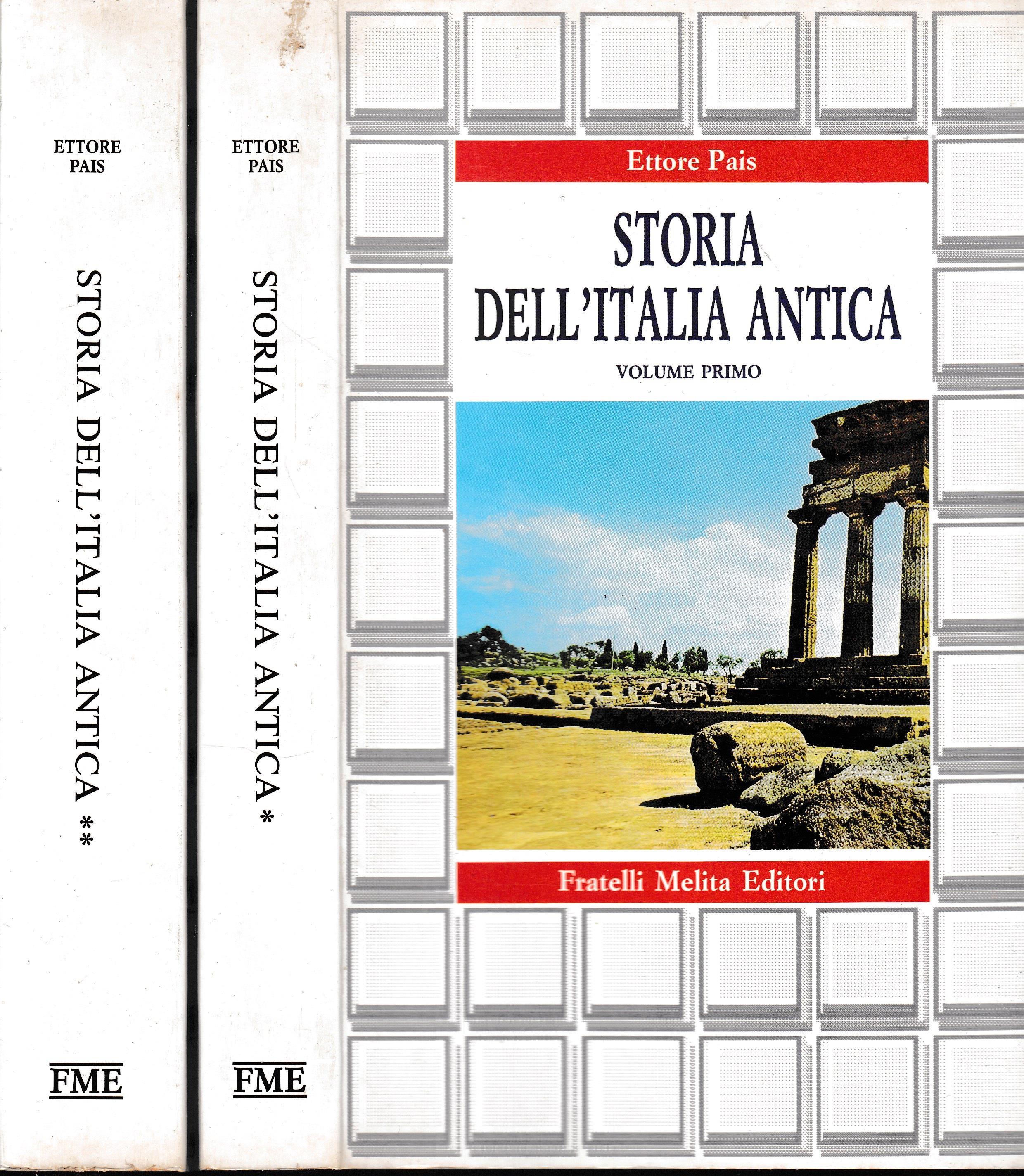 Storia dell'Italia Antica. Volumi 1-2