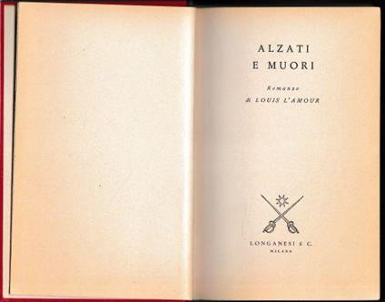 Alzati e muori - Louis L'Amour - copertina