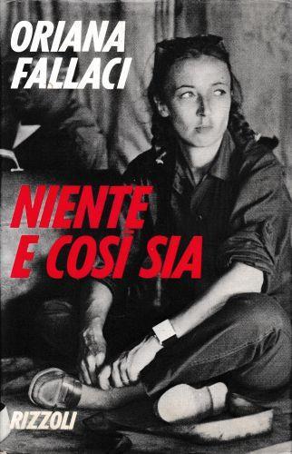 Niente e cosi sia - Oriana Fallaci - copertina