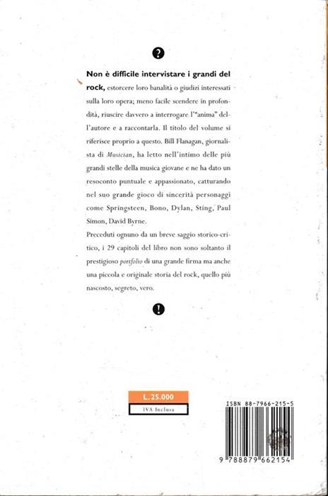 Scritto nell'anima. 29 interviste ai grandi del rock - Bill Flanagan - 2