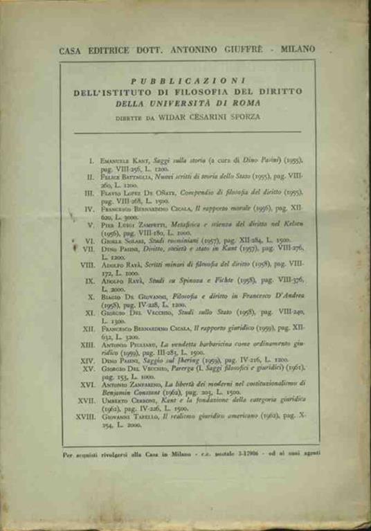 Rivista internazionale di filosofia del diritto. Settembre - ottobre 1962 - 2