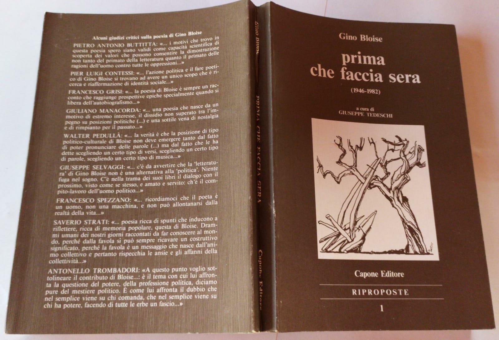 Prima che faccia sera