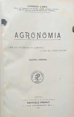 Agronomia per gli studenti in agraria e er gli agricoltori