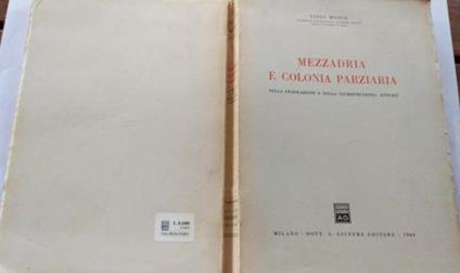 Mezzadria e colonia parziaria - Luigi Mosco - copertina