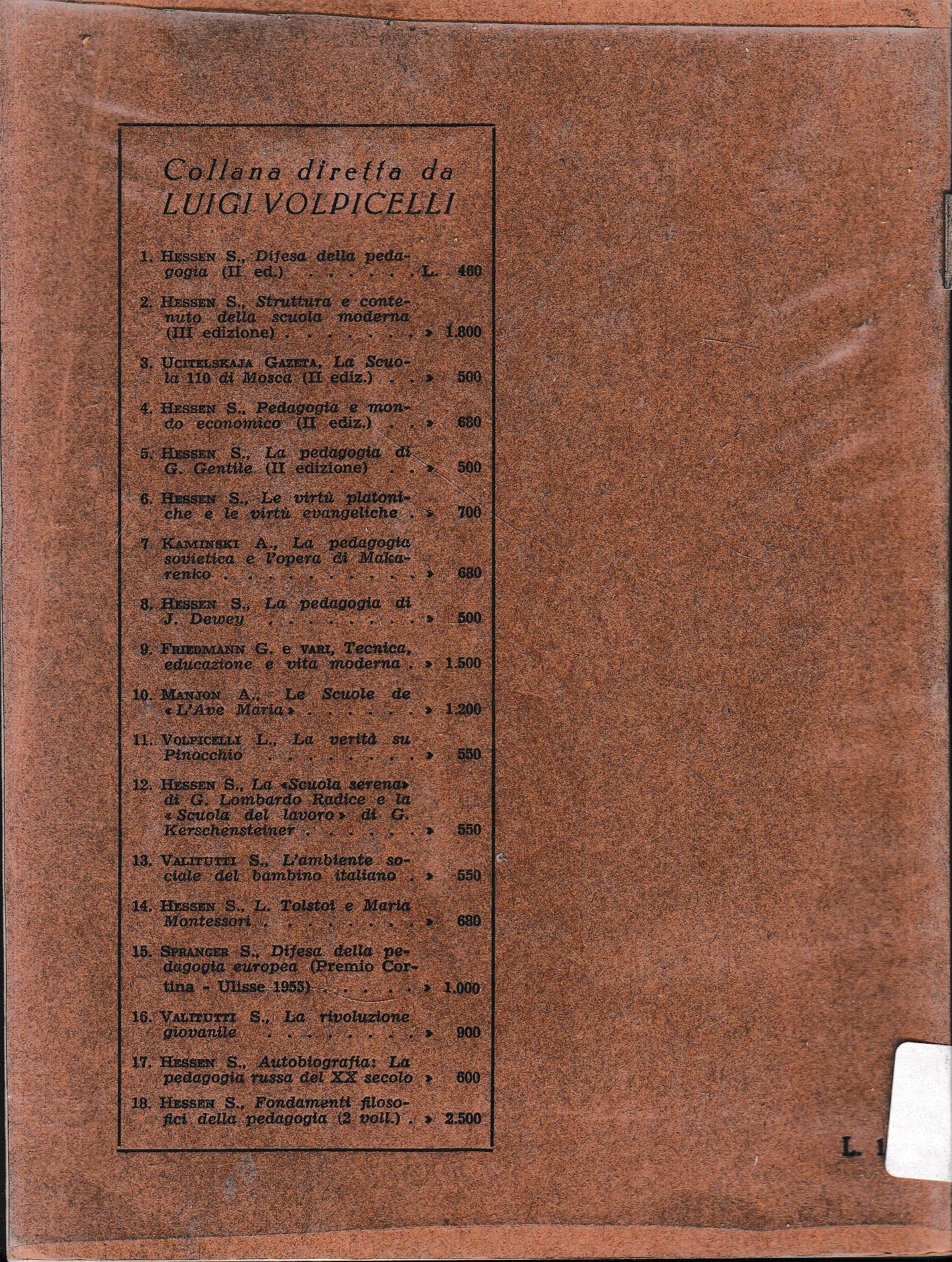 I problemi della didattica, vol. secondo. L'insegnamento individualizzato