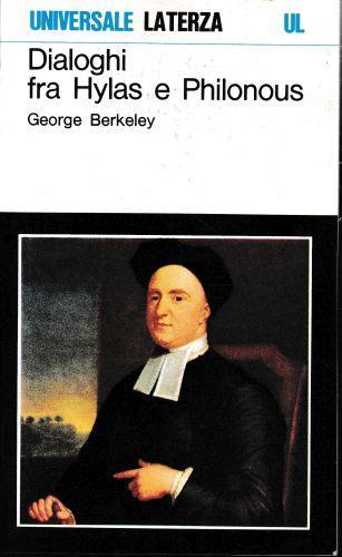Dialoghi tra Hylas e Philonous - George Berkeley - copertina