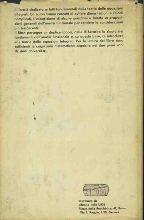 Equazioni integrali - M. L. Krasnov - 2