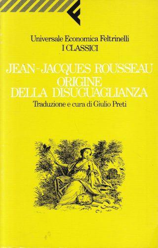 Origine della disuguaglianza - Jean-Jacques Rousseau - copertina