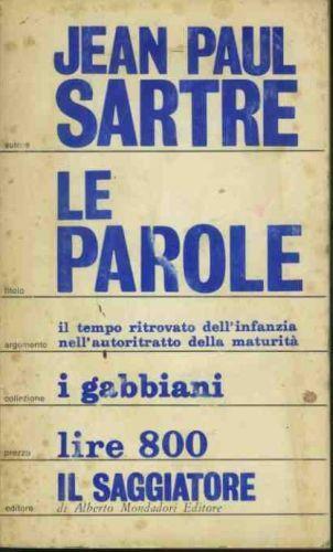 Le parole - Jean-Paul Sartre - copertina