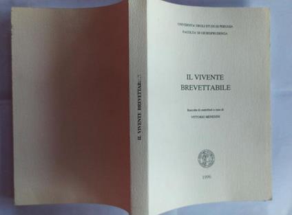 Il vivente brevettabile - copertina