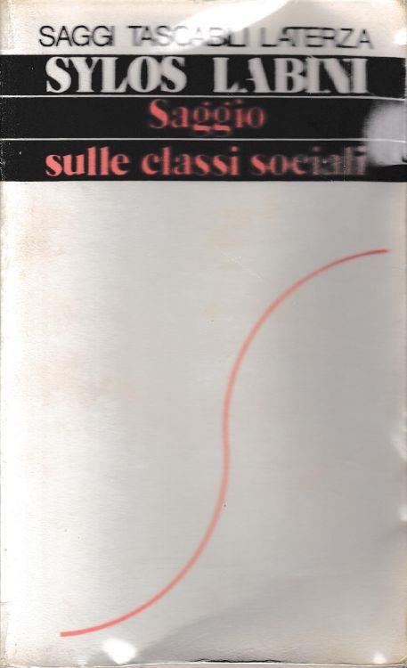 Saggio sulle classi sociali - Sylos Labini - copertina