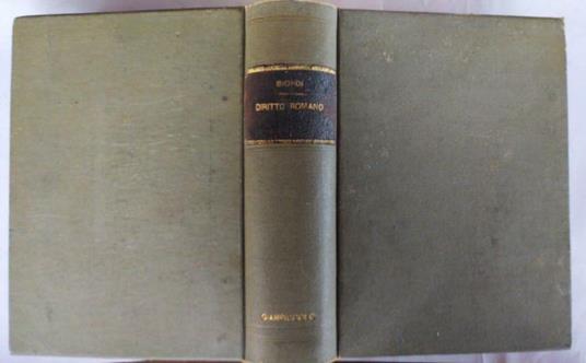 Corso di istituzioni di Diritto Romano I e II - Biondo Biondi - copertina