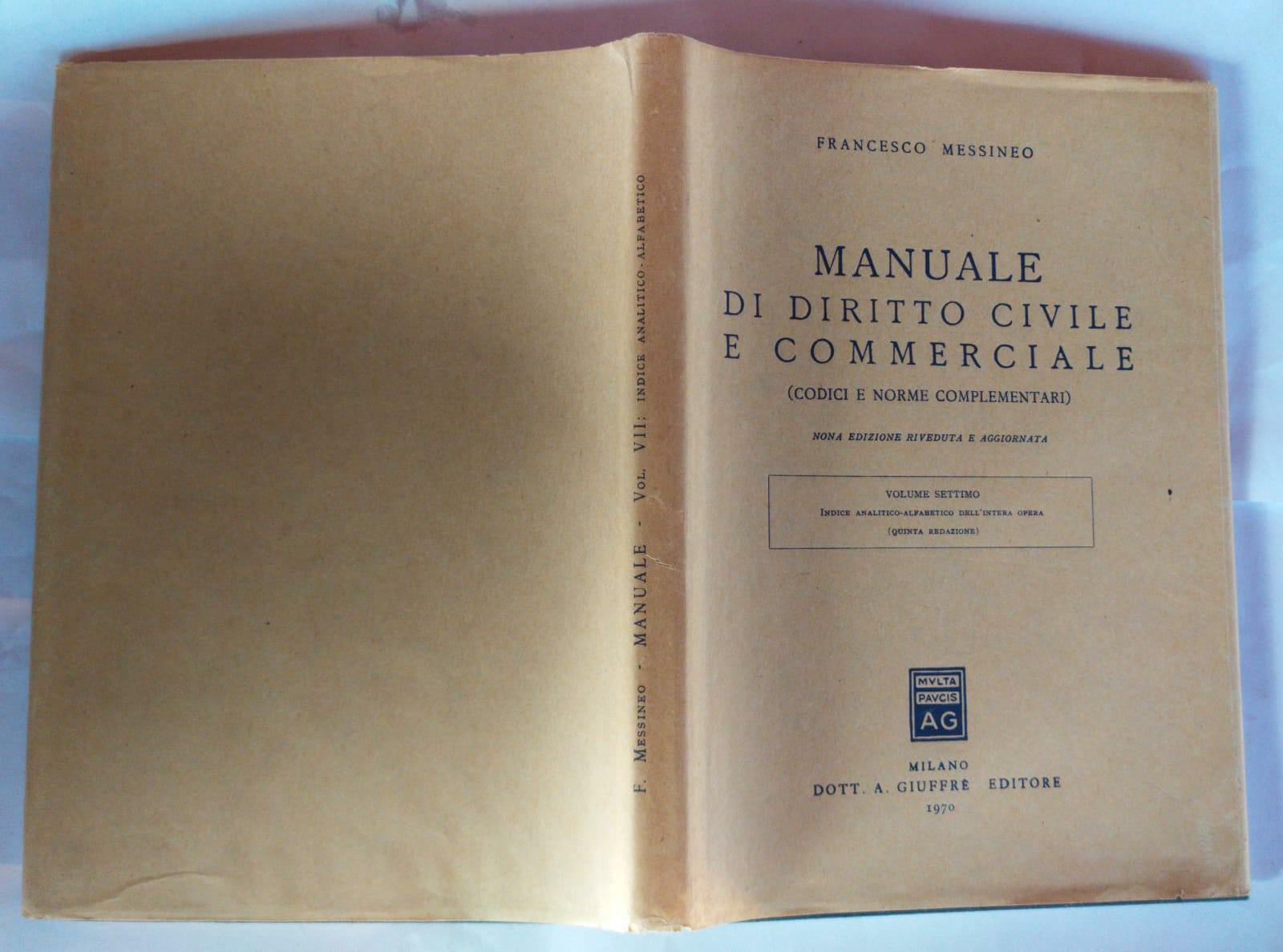Manuale di diritto civile e commerciale volume 7