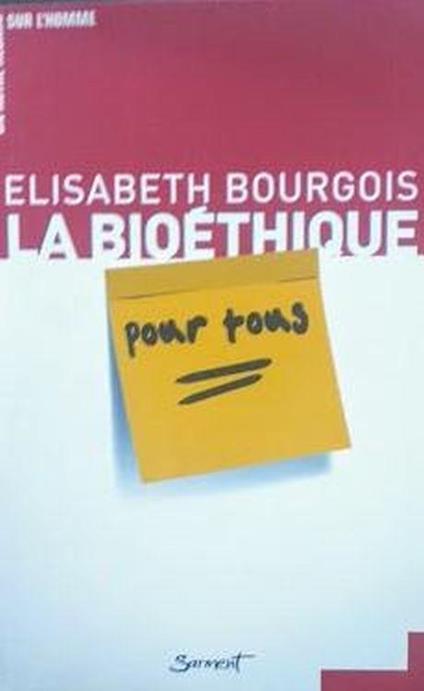 La Bioétique pour tous - copertina