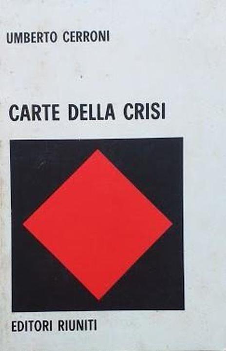 Carte della crisi. Taccuino politico-filosofico - Umberto Cerroni - copertina