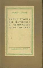 Breve storia del sentimento di obbligazione in occidente