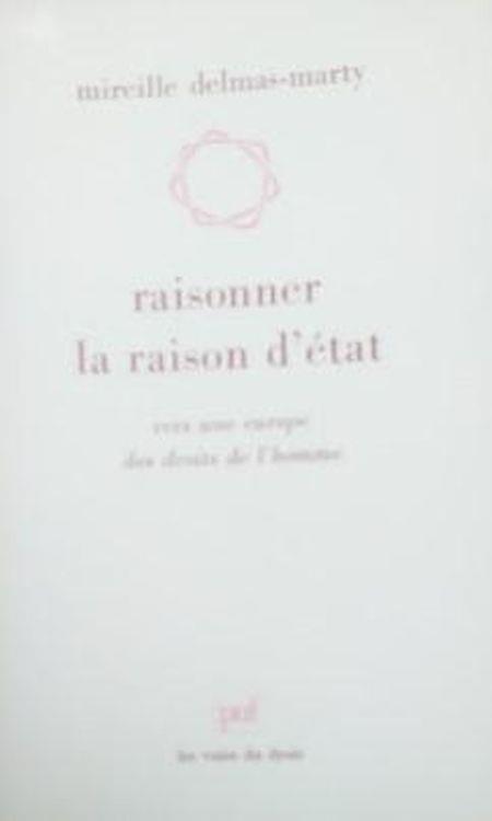 Raisonner la raison d'Etat. Vers une Europe des droits de l'homme - copertina