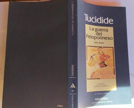 Tucidide. La guerra del Peloponneso 1 - copertina