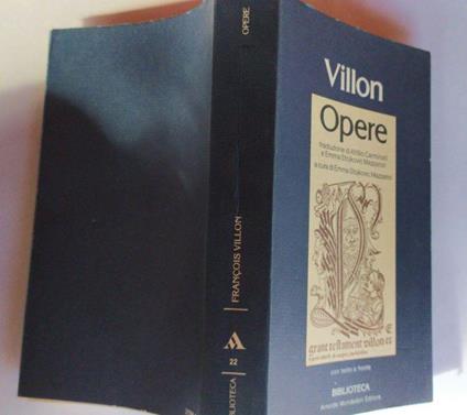 Francois Villon. Opere - copertina