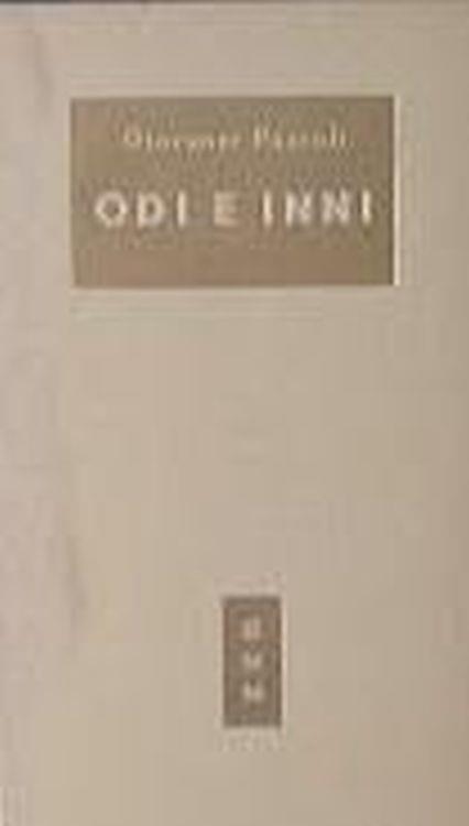 Odi e Inni - Giovanni Pascoli - copertina