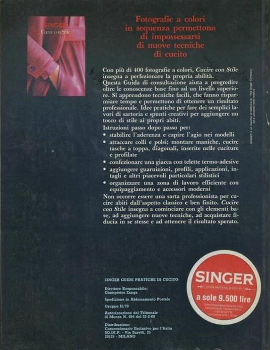 Singer. Guide pratiche di cucito. Cucire con stile - 2