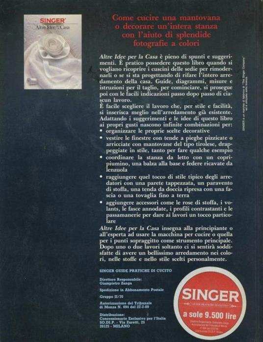 Singer. Guide pratiche di cucito. Altre idee per la casa - 2