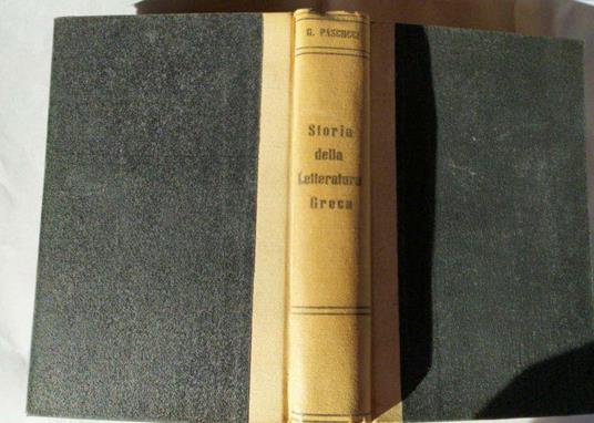 Storia della letteratura greca - Giovanni Pascucci - copertina