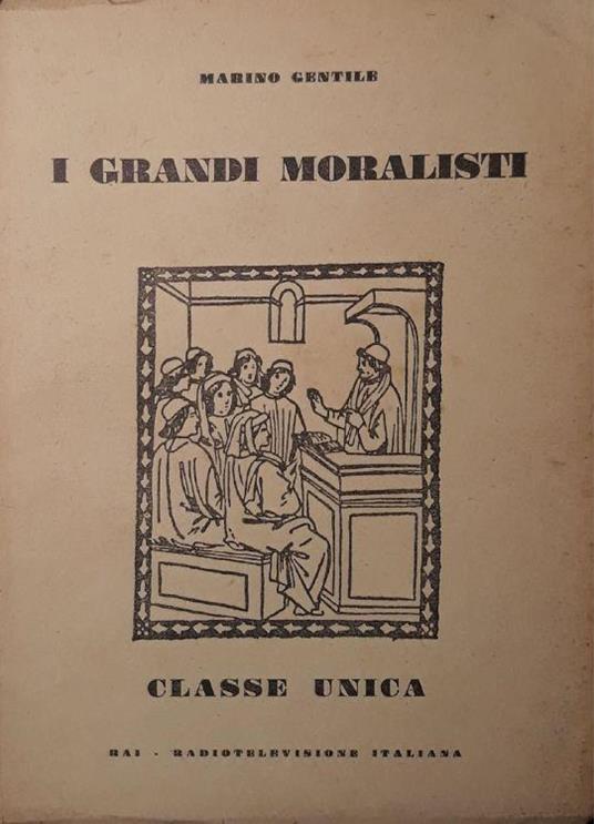 I grandi moralisti - Marino Gentile - copertina