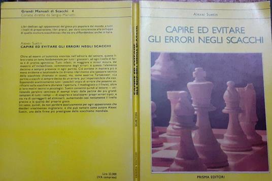 Capire ed evitare gli errori negli scacchi - copertina
