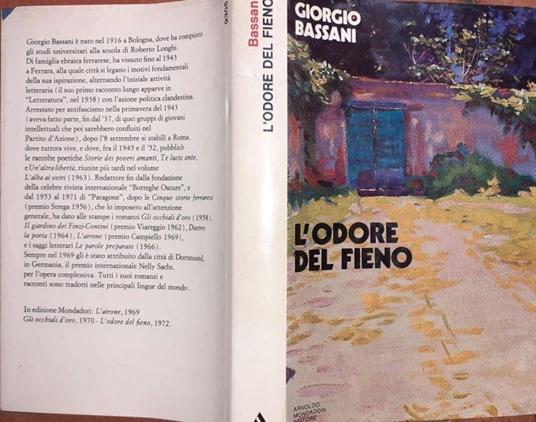 L' Odore del fieno - Giorgio Bassani - copertina