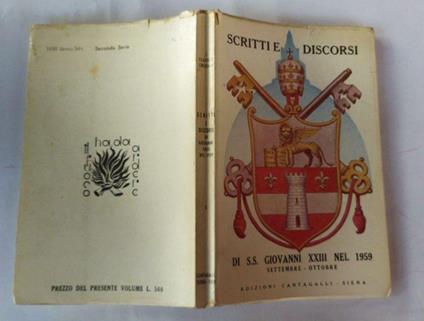 Scritti e discorsi di S.S. Giovanni XXIII nel 1959 volume 6 - copertina