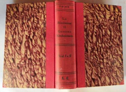 Il governo Rivoluzionario Volume Primo - Hippolyte Taine - copertina